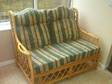 CANE FURNITURE Lovely cane sofa and chair suitable for....