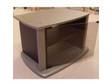 TV cabinet. Grey storage TV unit with glass door and....