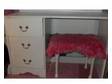 White Bedroom Dressing Table. Complete With Dressing....